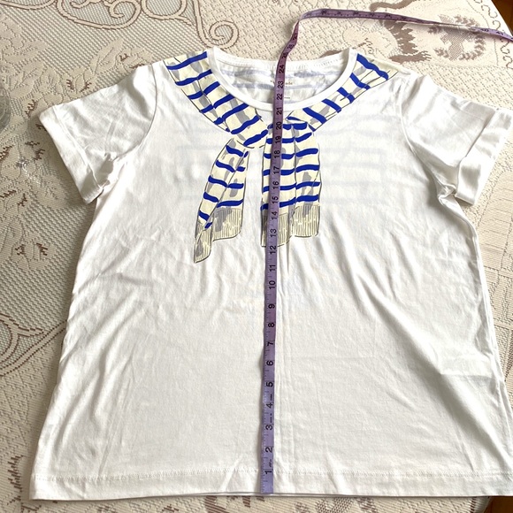 NEW ❤️ KATE SPADE | TROMPE L’OEIL T-SHIRT - Picture 5 of 10
